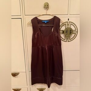 Walter Baker Brown Sleeveless Dress